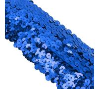 CAPASTEC Lame À Paillettes, Garniture À Paillettes À Trois Rangées, Pour Décoration Cadeau DIY, Bleu