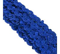 CAPASTEC Lame À Paillettes, Garniture À Paillettes En Forme De S, Pour Décoration De Cadeau DIY, Bleu