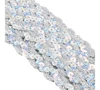 CAPASTEC Lame À Paillettes, Garniture À Paillettes En Forme De S, Pour Décoration De Cadeau DIY, Colorée, Ton Argenté