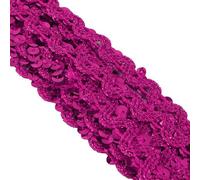 CAPASTEC Lame À Paillettes, Garniture À Paillettes En Forme De S, Pour Décoration De Cadeau DIY, Rouge Rose