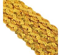 CAPASTEC Lame À Paillettes, Garniture À Paillettes En Forme De S, Pour Décoration De Cadeau DIY, Ton Or Foncé