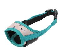 CAPASTEC Muselière pour Chien Vert 1pc Anti-Morsure Mâchage Respirante | Polyester, Respirable, 45g, Circonf 14-20cm, Sangle Réglable, Petits Chiens (Caniche, Westie, Bichon), Toilettage & Promenade
