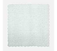 CAPASTEC Nappe en Dentelle, Nappe Carrée en Polyester, Nappe À Motif Floral pour Mariages, Anniversaires, Beige 140x80cm