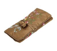CAPASTEC Pochette À Rouler Pour Bijoux Couleur Café 1 Pc Pour Voyager