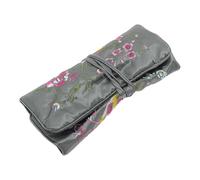 CAPASTEC Pochette À Rouler Pour Bijoux Gris 1pc Pour Voyager En Satin