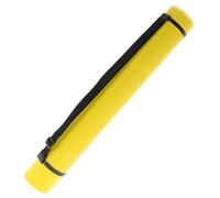 CAPASTEC Rouleau à Poster Télescopique Tube À Affiche Extensible, Tube de Document de 63-102 cm, Tube de Rangement de Document Imperméable avec Bandoulière Jaune
