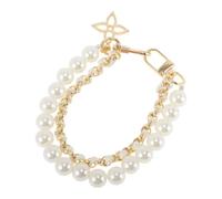 CAPASTEC Sangles pour Sac À Main, Brindille Perle Courte pour Téléphone, Chaîne De Prolongation, Sangles De Remplacement pour Sacs À Main Et Pochettes, Blanc, 1 Pc