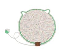 CAPASTEC Tapis Griffoir pour Chat avec Balle en Corde De Coton, 1 Pièce