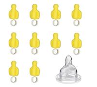 Capazzoli Lot de 10 brosses à éponge pour bouteilles de lait pour avec
