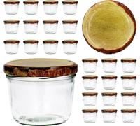 CAPCRO Lot de 25 verres renversés 230 ml To 82 décor bois Couvercle