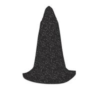 Cape à capuche avec impression de constellation de divination étoilée pour Halloween pleine longueur avec capuche pour homme et femme pour le carnaval