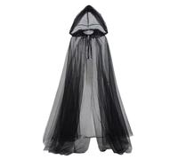 Cape à capuche | Costume de vampire long pour femme pour mariage, vacances, scène, spectacle, photo, feu de camp, fête gothique, automne, Halloween, nuptiale, renaissance