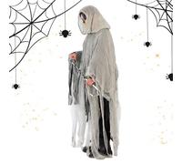 Cape à capuche d'Halloween | Cape de costume maison hantée Capagothique à capuche pour jeux de rôle, maisons hantées, œuvres de théâtre, cosplay, réunions, fêtes, spectacles scéniques, Hallow