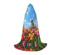 Cape à capuche d'Halloween pour adolescents, cape à capuche de printemps colorée, costume à capuche pour jeune pour cosplay, fête de vampire de sorcière, robe fantaisie pour adolescents, carnaval