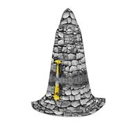 Cape à capuche d'Halloween pour adolescents, cape à capuche en pierre de galet, costume à capuche pour adolescent, costume à capuche pour cosplay, fête de vampire de sorcière, robe fantaisie pour