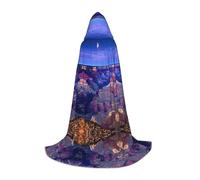 Cape à capuche d'Halloween pour adolescents, grand canyon de beauté, costume à capuche pour cosplay, fête de vampire de sorcière, robe fantaisie pour adolescents, carnaval, bande dessinée, parfaite