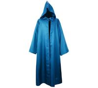 Cape à capuche en velours pour adulte sur le thème de l'espace - Costume d'Halloween Jedi pour jeu de rôle - Ensemble de vêtements gothiques, steampunk, Renaissance