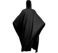 Cape À Capuche Lestée - Sweat À Capuche Unisexe Extra Long, Ample Et Confortable, Avec Manches - Hauts À Capuche Super Doux, Chauds Et Amples(Black)