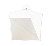 Cape À Capuche Lestée Unisexe Surdimensionnée Style Couverture Portable Manches Longues, Sweat-shirt Doux Et Confortable Manteau Ample Poncho(White)