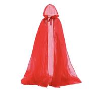 Cape à Capuche Longue - Cape en Tulle Transparent, Couverture de Costume Vintage, Robe à Capuche en Tulle | Perfectionnement de Mariage pour Femmes Performance de Vampire Vampire Renaissance