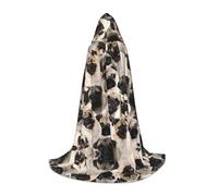Cape à capuche longue pour chien - Unisexe - Pour Halloween, carnaval