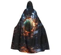 Cape à capuche pour adulte, motif fièvre éclair, tennis, unisexe, pour les vacances, les fêtes, les déguisements de cosplay