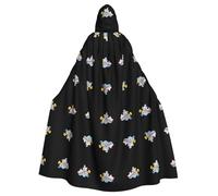 Cape à capuche pour adulte YYHHAOFA Dumbo soufflant la trompette Motif Super Large Cape à capuche avec nœud papillon