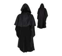 Cape à capuche pour femme - Cape d'Halloween Renaissance | Thème de la mariée vampire - Costume de festival d'automne, déguisement de fantôme gothique, cosplay, vacances, feu de camp effrayant