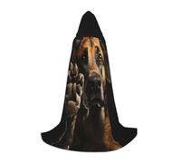 Cape à capuche pour Halloween, style Renaissance, parfaite pour les jeux de rôle et les fêtes