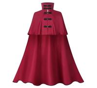 Cape à capuche pour Halloween sur le thème de l'espace Cos Jedi - Costume de magicien d'Halloween pour adulte - Cape de cosplay gothique Steampunk