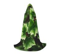 Cape à capuche pour homme, magicien, vampire et Halloween, pour jeux de rôle et fêtes