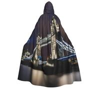 Cape à capuche Tower Bridge In London pour homme et femme - Pour cosplay, événements, carnaval, bal masqué, festival