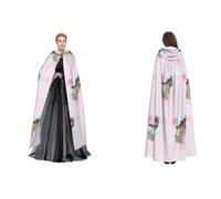 Cape à capuche unisexe pour les amoureux des chiens de berger allemand, pour cosplay, Halloween, Noël, déguisement pour adultes