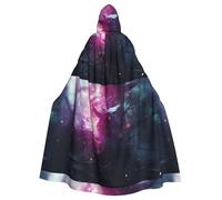 Cape à capuche WHJSSF pour adulte - Flamme violette Phoenix - Super grande cape à capuche avec nœud papillon