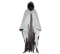 Cape adulte avec capuche pour Halloween | Cape unisexe pour adultes avec capuche effrayante | pour cosplay, maison de la terreur, fêtes et événements