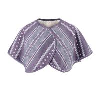 Cape Chaude pour châle à épaulette, Chaleur Lavable au Cou et à la Chaleur, Cape Courte Femme Poncho de Cape Chaud Femme Poncho Manteau de Bureau