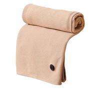 Cape Chauffante,Couverture Chauffante usb Couverture électrique châle avec fermeture éclair boucle avant doux chaud poncho polyvalent tricot surdimensionné design spacieux chauffage(Beige)