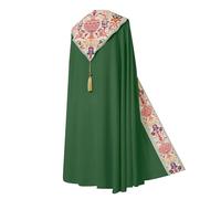 Cape clergé de prêtre - Robe pour catholique - Costume imprimé de couronnement - Cape Renaissance - Capelet gothique - Capelet gothique - Tenue médiévale - Pour adulte - Fête d'Halloween - Carnaval