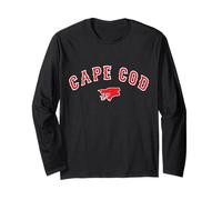 Cape Cod Boston Massachusetts Baseball Logo Vêtements Manche Longue