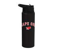 Cape Cod Boston Massachusetts Baseball Logo Vêtements Stainless Steel Insulated Water Bottle