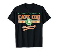 Cape Cod Irish Green Pride Retro Clover St Patrick Day T-Shirt