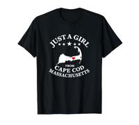 Cape Cod Massachusetts MA Souvenir Rappel Fille Femme T-Shirt Graphique avec Valeur