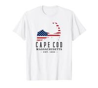 Cape Cod Massachusetts MA Souvenir Rappel Homme Femme T-Shirt Graphique avec Valeur