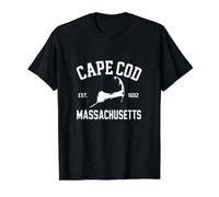 Cape Cod Massachusetts MA Souvenir Rappel Homme Femme T-Shirt Graphique avec Valeur