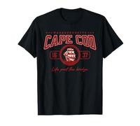 Cape Cod Souvenir de Masse Vie Passé Le Pont Souvenir Vintage T-Shirt