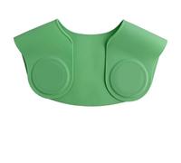 Cape Coiffeur Cape de coupe en silicone for coloration des cheveux, châle, col, couverture, accessoires de coiffure et de coloration(Green wrap)