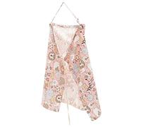 Cape D’allaitement en Coton, Tablier Maternité à Bretelle Réglable | Double Couche, Rose, Lavable à Main Machine, Usage Extérieur pour Allaitement