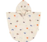 LÄSSIG Poncho de bain en mousseline Blossom nature beige - Gr. 86 (18 mois)