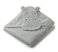 Liewood Cape de bain Albert 70x70 cm Hippo dove blue