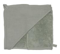 Cape de bain bambou + gant Vert de gris (70 x 70 cm)
